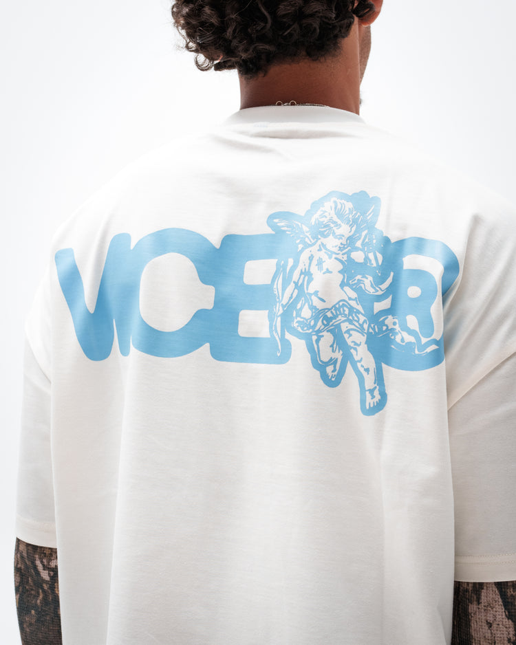VICE ANGEL TEE BLUE & WHITE