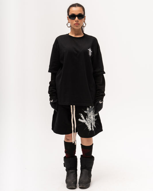 ANGEL SHORTS BLACK